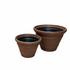 Eco Plastic Pienze Pot Rust