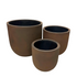 Eco Plastic Uovo Pot Rust