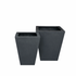 Fiberstone Square Tapered Pots