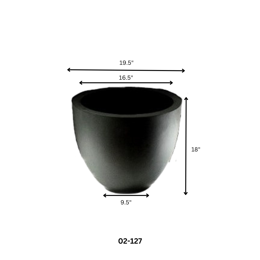 Fiberstone Round Pots Details
